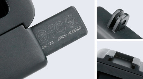 Vlogging Case w/ GoPro Audio Adapter Support for Hero5/6/7 Black