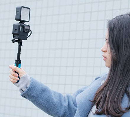 Vlogging Case w/ GoPro Audio Adapter Support for Hero5/6/7 Black