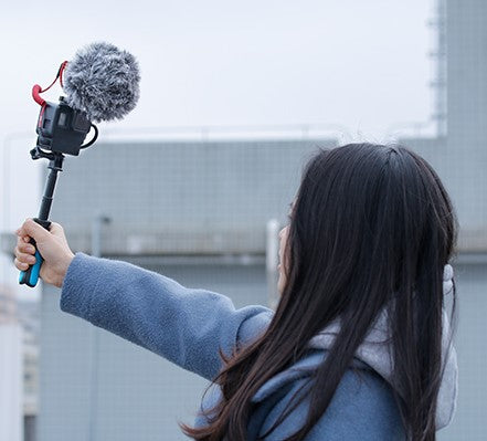 Vlogging Case w/ GoPro Audio Adapter Support for Hero5/6/7 Black