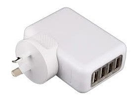 4-Port USB International Wall Charger