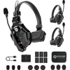 Hollyland Solidcom C1-3S Full-Duplex Wireless DECT Intercom System with 3 Headsets (1.9 GHz)