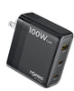 Accsoon Toprig 100W 4-Bay NP- F Fast Charger with US GaN Charger