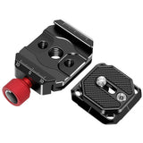 DigitalFoto DF-8152 Arca-Type Quick Release Baseplate and Top Plate Set