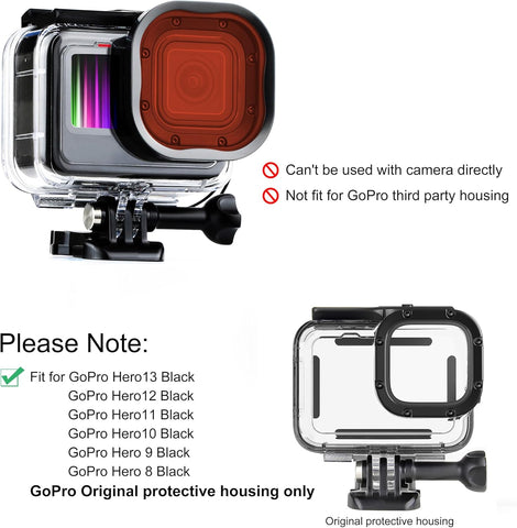 3-Pack Dive Filters for GoPro Hero9/13