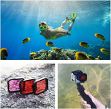 3-Pack Dive Filters for GoPro Hero9/13