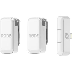 RODE Wireless Micro System w/ USB-C Connector (2.4 GHz, White)