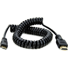 Atomos Full to Mini HDMI Coiled Cable (19.7 to 25.6")