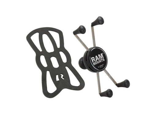 RAM Mount X-Grip IV Large Universal Phone Cradle w/ 1" Ball & Tether