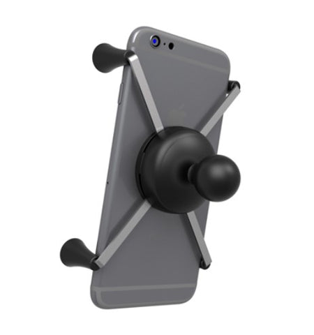 RAM Mount X-Grip IV Large Universal Phone Cradle w/ 1" Ball & Tether