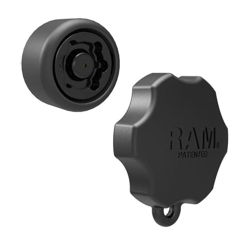 Bouton de sécurité RAM Pin-Lock™ avec motif à 6 broches pour bras à douille de taille B