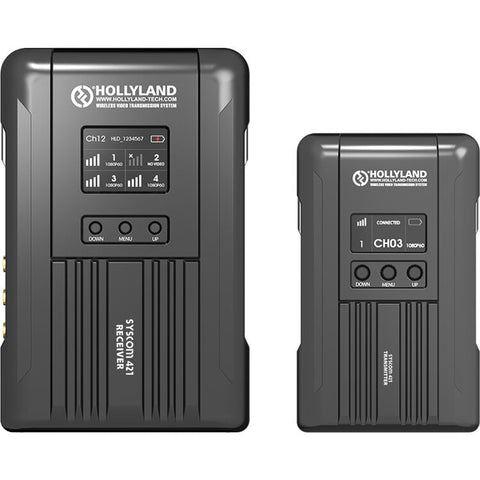 Système de transmission vidéo et audio sans fil Hollyland Syscom 421 1800'