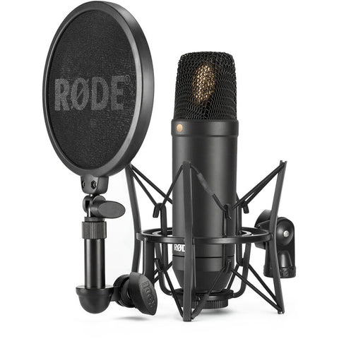 Rode NT-1 KIT Microphone à condensateur cardioïde 1" avec suspension antichoc SM6