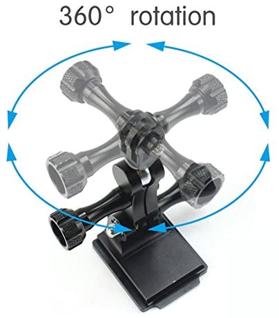 Support de rotule en aluminium pour caméras GoPro