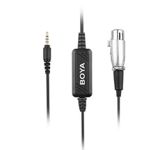 Adaptateur de câble de microphone BOYA BCA6 XLR vers prise 3,5 mm