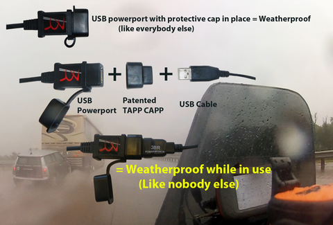 TAPP CAPP™ USB CABLE SEAL CAPS