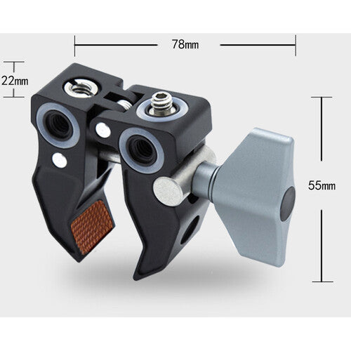 Click Clamp Filming DigitalFoto C-Type Clamp for Video | Onboard TV