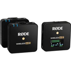 Rode Wireless GO II Système de microphone/enregistreur numérique sans fil compact pour 2 personnes