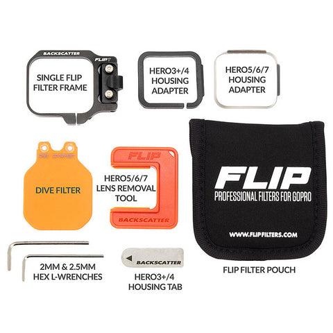 BackScatter FLIP7 One Filter Dive Kit