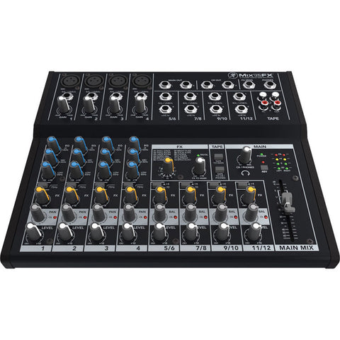 Mackie Mix12FX Compact 12-Channel Mixer w/ Effects