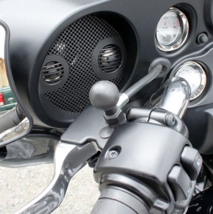 Base de rétroviseur RAM Tough-Ball avec boule de 1" pour Harley-Davidson