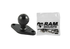 RAM Diamond Plate w/ 1" Ball w/ Mounting Hardware