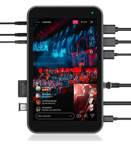 YoloLiv Instream All-in-One Multi-Camera Live Streaming Encoder, Switcher, Monitor & Recorder