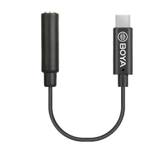 Câble adaptateur TRS vers USB-C BOYA BY-K4 3,5 mm