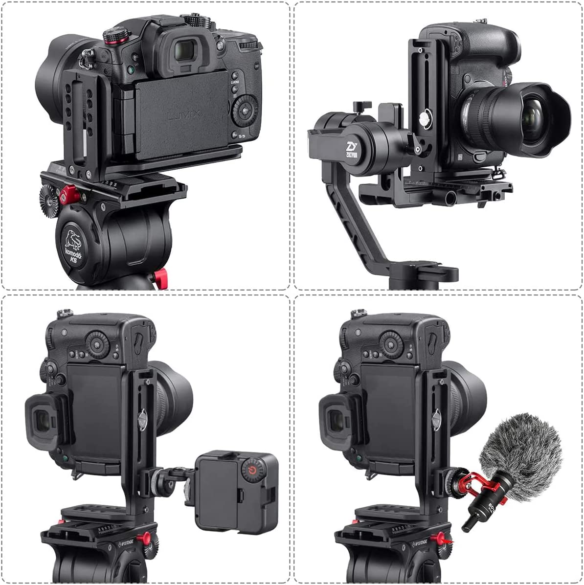 Vertical Quick Release Plate L Shape Handle Bracket Camera