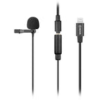 BOYA M2 Clip-on Lavalier Microphone for iOS devices