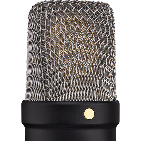 RODE NT1 Microphone XLR/USB à condensateur cardioïde à large membrane de 5e génération