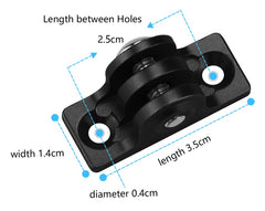 Low Profile Screw Mount for GoPro