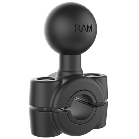 RAM Mount Torque 0,375" à 0,625" Base de rail de mini guidon avec boule de 1"