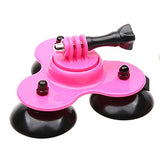 Mini Triple Suction Cup for GoPro