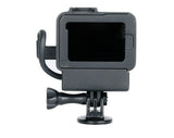 Boîtier Vlogging avec prise en charge de l'adaptateur audio GoPro pour Hero5/6/7 Noir