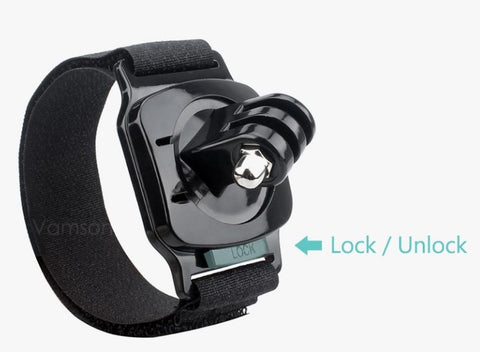 Rotating 360 Wrist Mount for GoPro